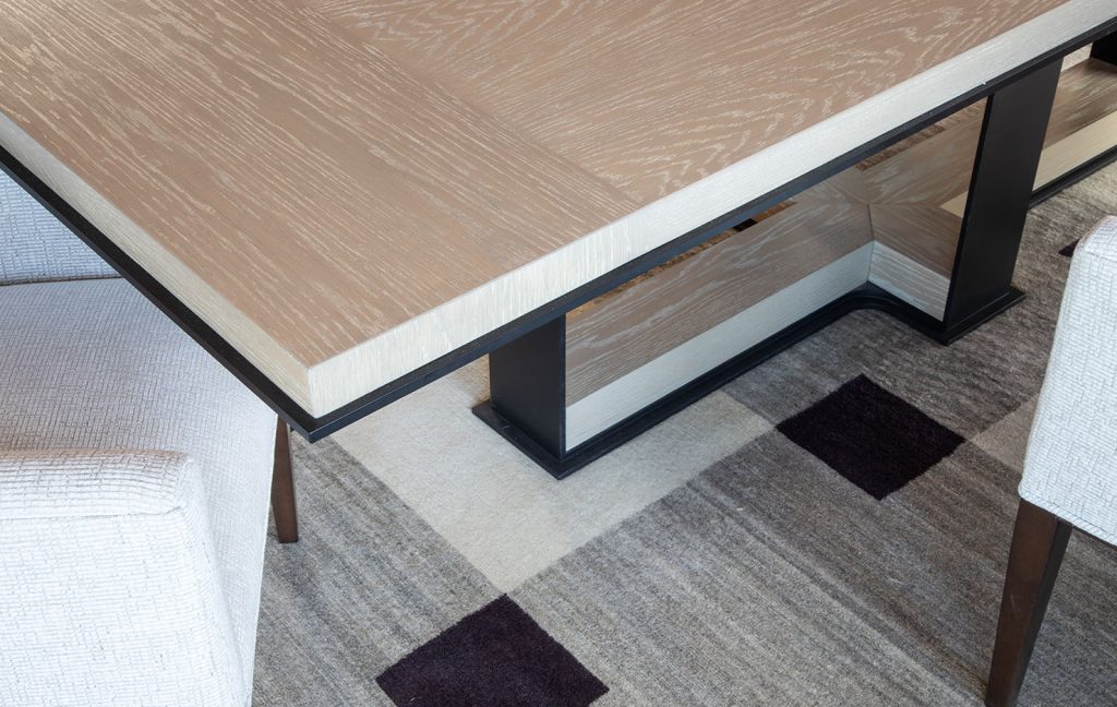 Shown in Dawn Oak, Matte Black